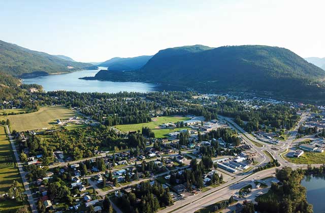 Sicamous-aerial-view